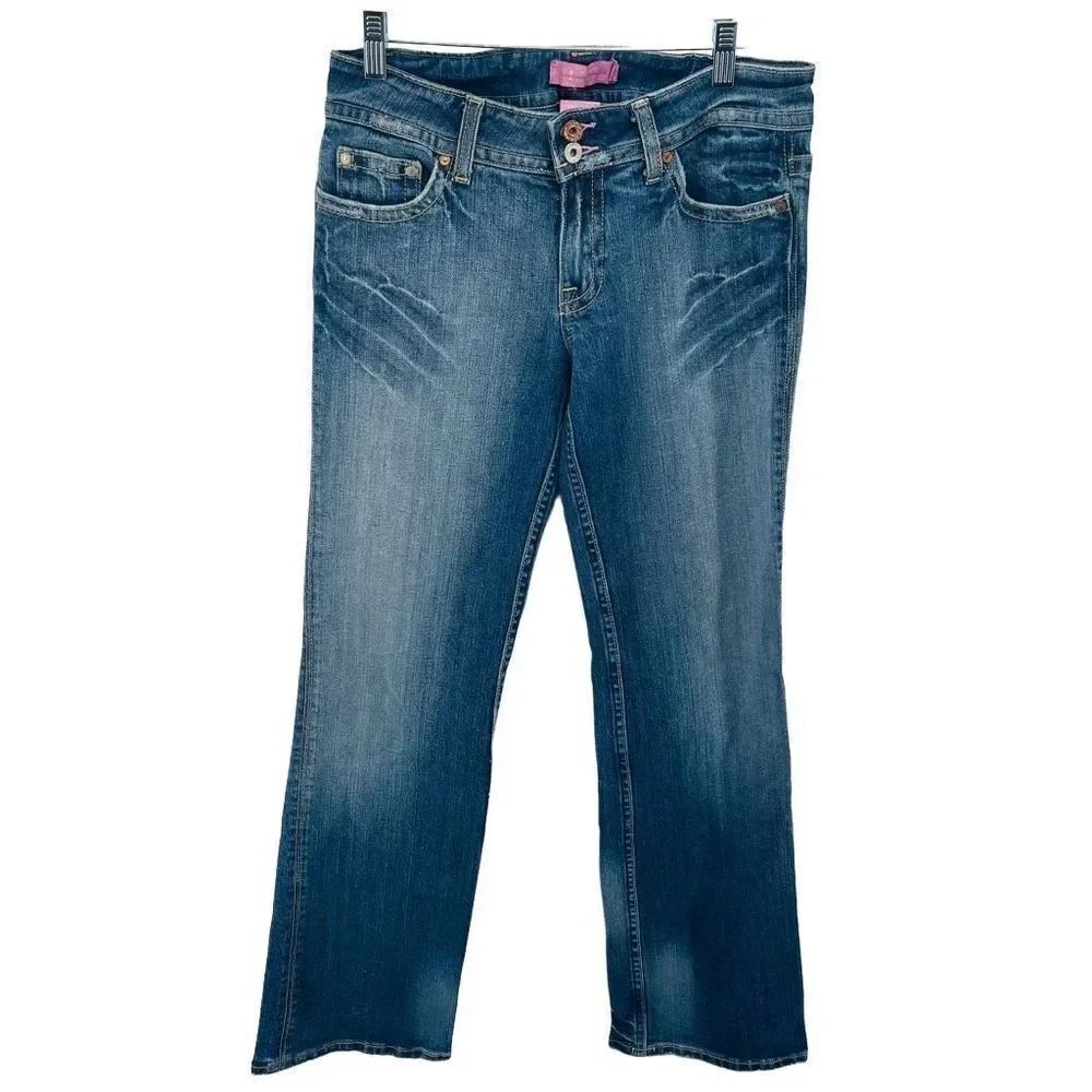 American Republic 1507 Women's Jeans Mid Rise Straight Leg Denim Size 30 - Picture 8 of 12